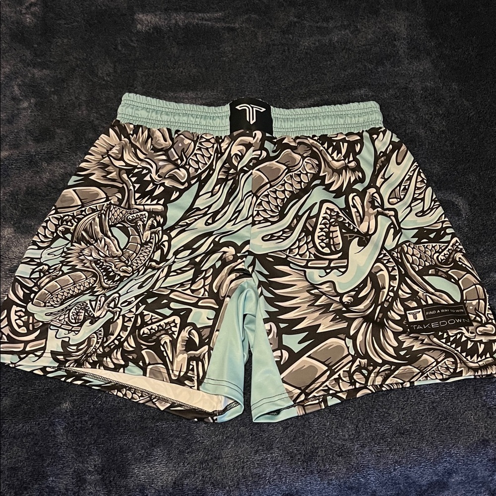 Takedown - Dragon Fight Shorts - 7” inseam